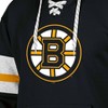 NHL Boston Bruins Men's Long Sleeve Hooded Sweatshirt with Lace - 3 of 3