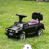 Aosom Ride on Sliding Car Toy SUV Style Baby Toddler Foot to Floor Slider Stroller w/ Horn Music Working Lights Hidden Storage Anti-overturning System - 2 of 4