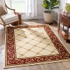Patrician Trellis French European Formal Traditional / Contemporary Floral Thick Soft Plush Area Rug - 2 of 4