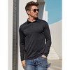 Golf Shirts for Men,Long Sleeve,Polo,Casual Collared T-Shirt,Stylish Quick Dry Polo Shirt - 3 of 4