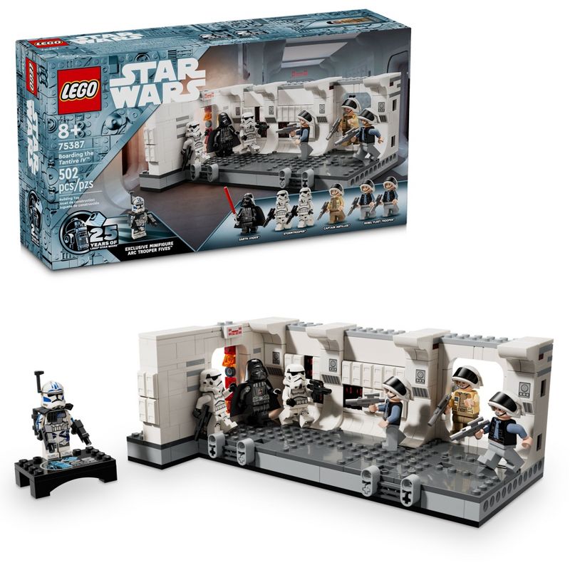 LEGO Star Wars Boarding the Tantive IV Buildable Toy Playset 75387, 1 of 9