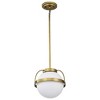 Nuvo Lighting Lakeshore 1 - Light Pendant in  Natural Brass - 3 of 4