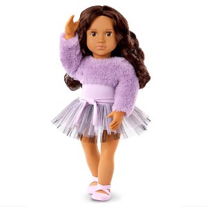 Our Generation Jovanna 18" Ballerina Doll in Lovely Lilac Ballet Dress - 1 of 4