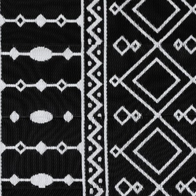 black and white