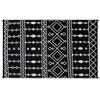 Large Boho Outdoor Plastic Straw Rug Outdoor Carpet Patio Rug Reversible RV Camping Rug Outside Mat for Balcony Deck Picnic Beach - 4 of 4