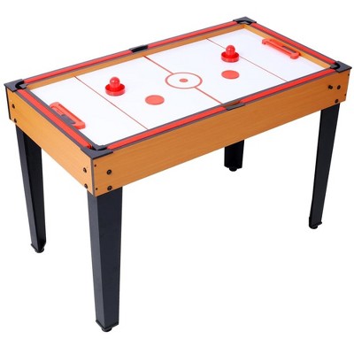 Multi Game Table, 43 Inch 5-in-1 Combo Game Table, Hockey/Soccer Foosball/Pool/Table Tennis/basketball Table Combination Kit for Game Room Home