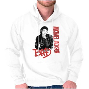 Michael Jackson Bad Music Album Cover Hoodie Sweatshirt Women Men Brisco Brands - 1 of 4
