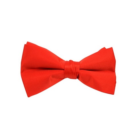 Mens red bow clearance tie