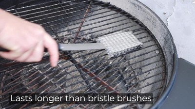 Royal Gourmet 17'' Grill Cleaning Stainless Steel Brush And Scraper With  Wire Bristles : Target