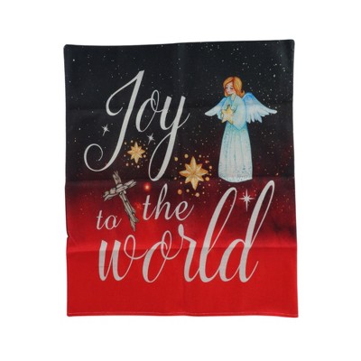 Unique Bargains Dining Chair Slipcovers Linen Red Black 22.83"x19.29" 1 Pc