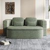 KTMBDW Folding Sofa Bed, Convertible Sleeper Chair with Pilow, 2 in 1 Sofa Portable Fold Chair Bed Comfy Floor Couch Lounge for Living Room - 2 of 4