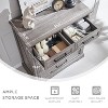 SinCiDo 36" Tall Farmhouse 5 Drawer Dressing Table with Large Drawers and Metal Handles,Suitable for Bedrooms,Living Rooms and Corridors - 4 of 4