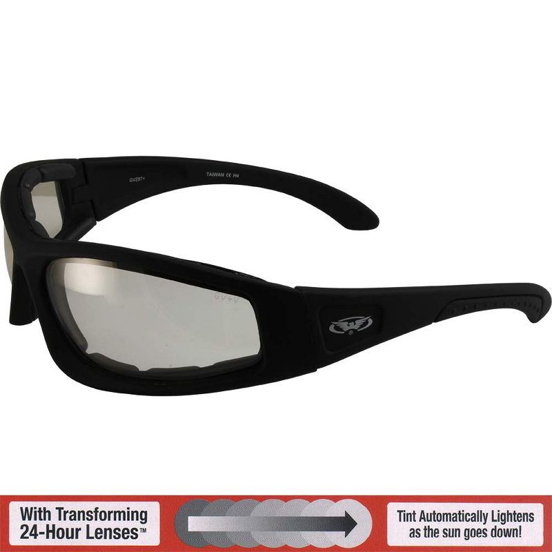Global Vision Triumphant 24 Safety Motorcycle Glasses with Clear Lenses, 1 of 5