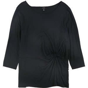 Alfani Womens Side Twist Pullover Blouse - 1 of 1