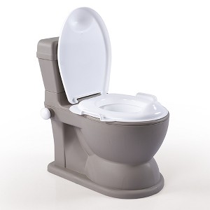 Dolu Nuve Educational XL Potty, Flip-Top Lid for Children 18 Months & Up, Grey - 1 of 3