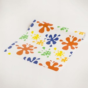 Slickblue Colorful Snowflakes Self-Adhesive Peel and Stick Wallpaper Roll, Removable Vinyl for Home Decor, 17.7" x 394" - 1 of 3