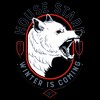 Women's Game of Thrones House Stark White Wolf T-Shirt - 2 of 4