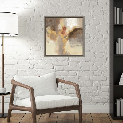 Neutral Tones Abstract Canvas Wall Art Print