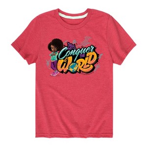 Boys' - Karma's World - Conquer The World Short Sleeve Graphic T-Shirt - 1 of 4