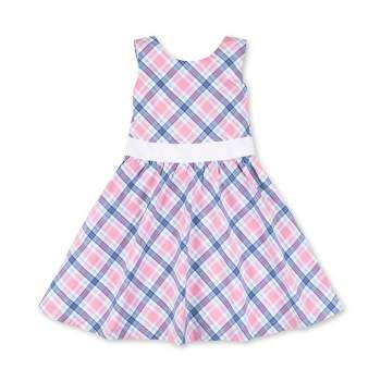 Hope & Henry Girls' Sleeveless Special Occasion Party Dress with Cross Back Detail, Toddler, 2T