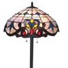 Chloe Lighting Bavarian Tiffany-style 2 Light Victorian Floor Lamp 18" Shade - 3 of 3