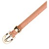 Elerevyo Women Skinny PU Leather Waist Belts with Gold Metal Buckle for Dress Jeans 1 Pc - 2 of 4