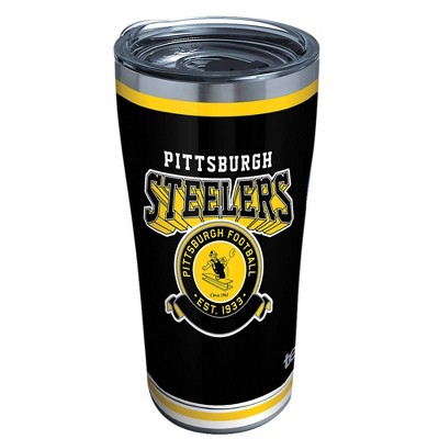 NFL Pittsburgh Steelers 20oz Vintage Stainless Tumbler