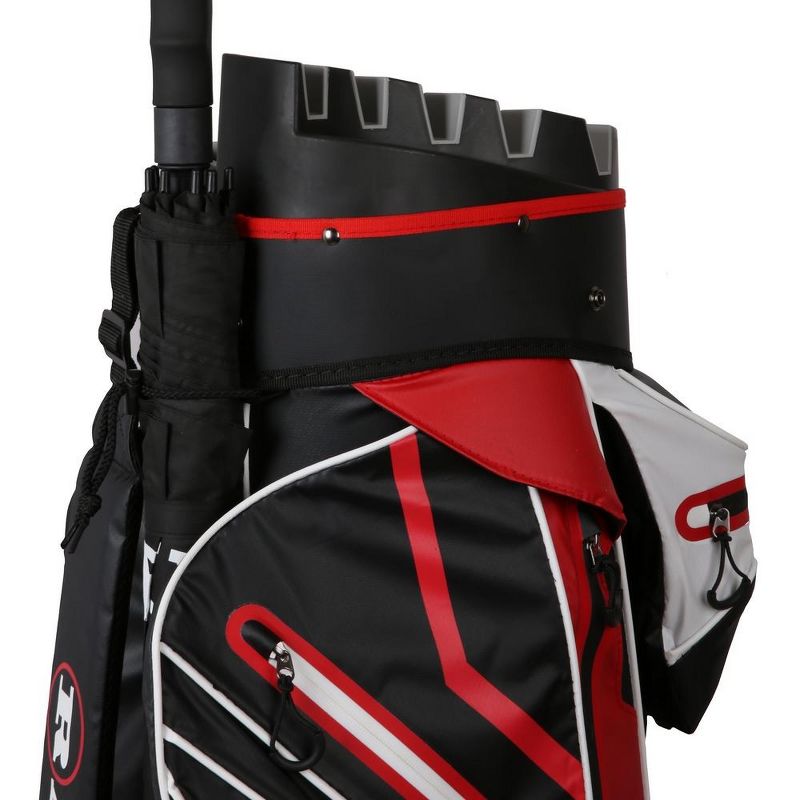 Ram Golf Premium Waterproof Cart Bag with 14 Way Molded Organizer Divider Top, 4 of 5