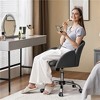 Yaheetech Modern Swivel Rolling Desk Chair with Armrests for Home Office - 2 of 4