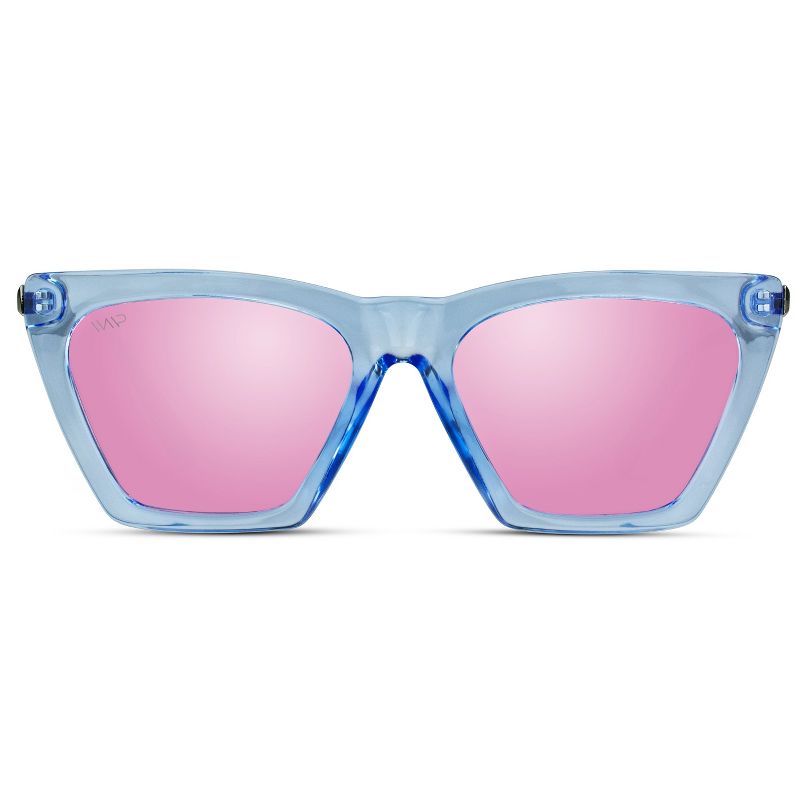WMP Eyewear Cat Eye Shape Metal Frame Polarized Sunglasses, 1 of 4