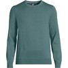 Lands' End Men's Fine Gauge Cotton Crew Neck Sweater - 3 of 4