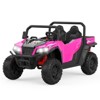 24V Kids Ride-on Dump Truck with Remote Control, 2-Seater 4WD w/Working Dump Bed & Shovel - 4 of 4