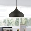 Livex Lighting Amador 1 - Light Pendant in  Textured Black/Antique Brass - 2 of 4