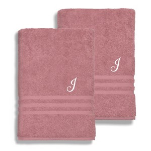 Linum Home Textiles 100% Turkish Cotton 2PC Denzi Bath Towel Set - 1 of 1