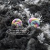 Modern Soft Fluffy Living Room Rugs, Plush Non Slip Non Shedding Throw Carpet for Nursery Bedroom Payroom - 4 of 4