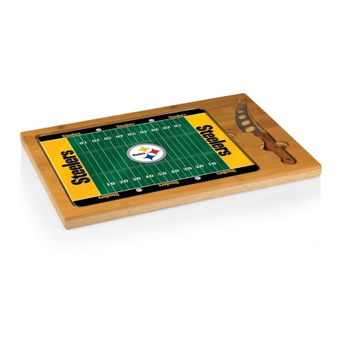 Nfl Pittsburgh Steelers - Icon Cutting Board/tray And Knife Set By Picnic  Time (football Design) : Target