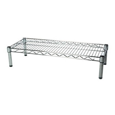 GRIDMANN Set of 3 Shelf Liners for 14 x 24 inch Wire Rack - Commercial-Grade Graphite Plastic Pre-Cut Shelving Covers