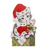 Christmas Furry Friends Dummy Boards Mdf Kitten Puppy Vintage Rl0831 6.5 Inch Furry Friends Dummy Boards Kitten Puppy Vintage Figurines - 3 of 3