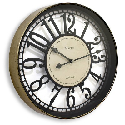 Westclox 12" Multicolored Open Dial Wall Clock