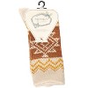 Memoi Women's Diamond Line Fashion Soft-Fit Crew Sock - 4 of 4