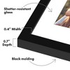 Americanflat Picture Frame with Mat - Modern Design, Shatter-Resistant Glass, Dual Sawtooth Hangers, Ideal for Home and Office Decor - 3 of 4
