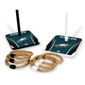 NFL Philadelphia Eagles Solid Wood Quoits Toss Game - 1 of 4