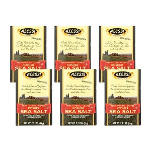 Alessi Kosher Sea Salt - Case of 6/35.3 oz - 1 of 4