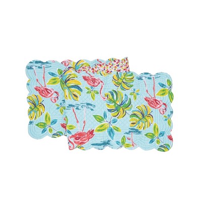 C&F Home 14" x 51" Flamingo Garden Table Runner