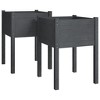 vidaXL Garden Planter 59.1"x19.7"x27.6" Solid Wood Pine - 2 of 4