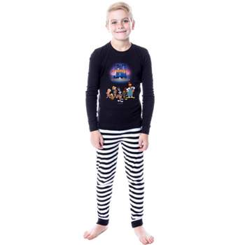 Looney Tunes Space Jam: A New Legacy Tight Fit Family Pajama Set Black