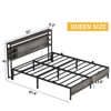 Aheaplus Bed Frame with Charging Station and RGB LED Lights - 4 of 4