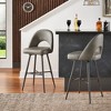 Inspire Q 29" Set of 2 Ragan Metal Swivel Barstools - 2 of 4