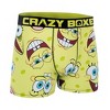Mens Crazy Boxers SpongeBob SquarePants Face All Over Boxer Briefs - 3 of 4
