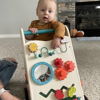 Wooden baby store walker target